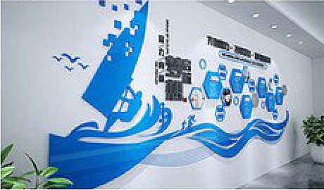 元江海浪主题文化墙如何设计？