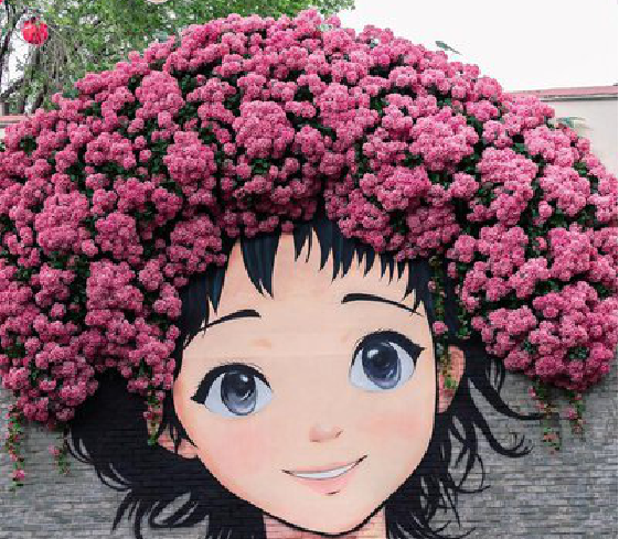 元江墙体彩绘-网红墙打卡