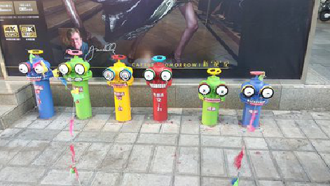 元江商业区彩绘