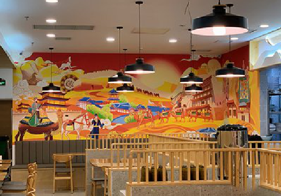 元江商业空间彩绘介绍。