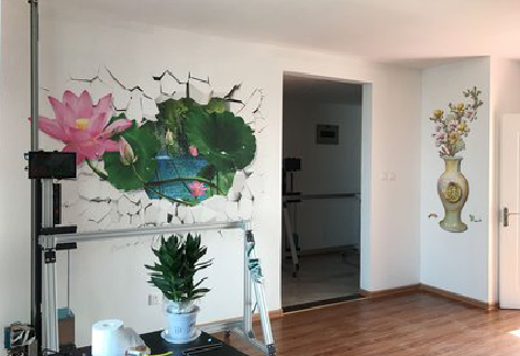 元江墙体彩绘相比墙纸的优势。