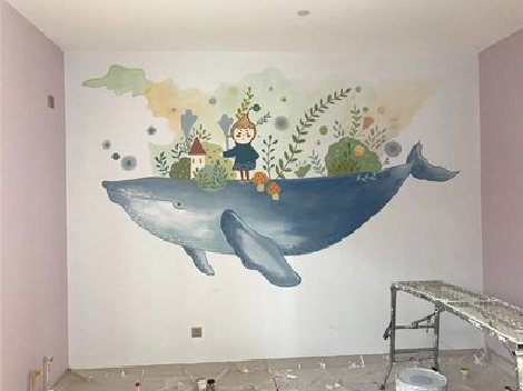 元江手绘墙的特点及优势。