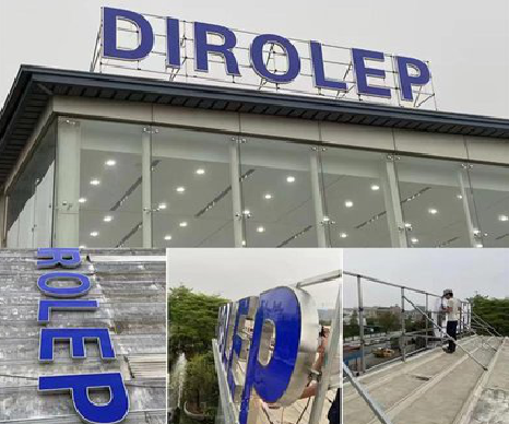 元江楼顶发光字安装的注意事项。